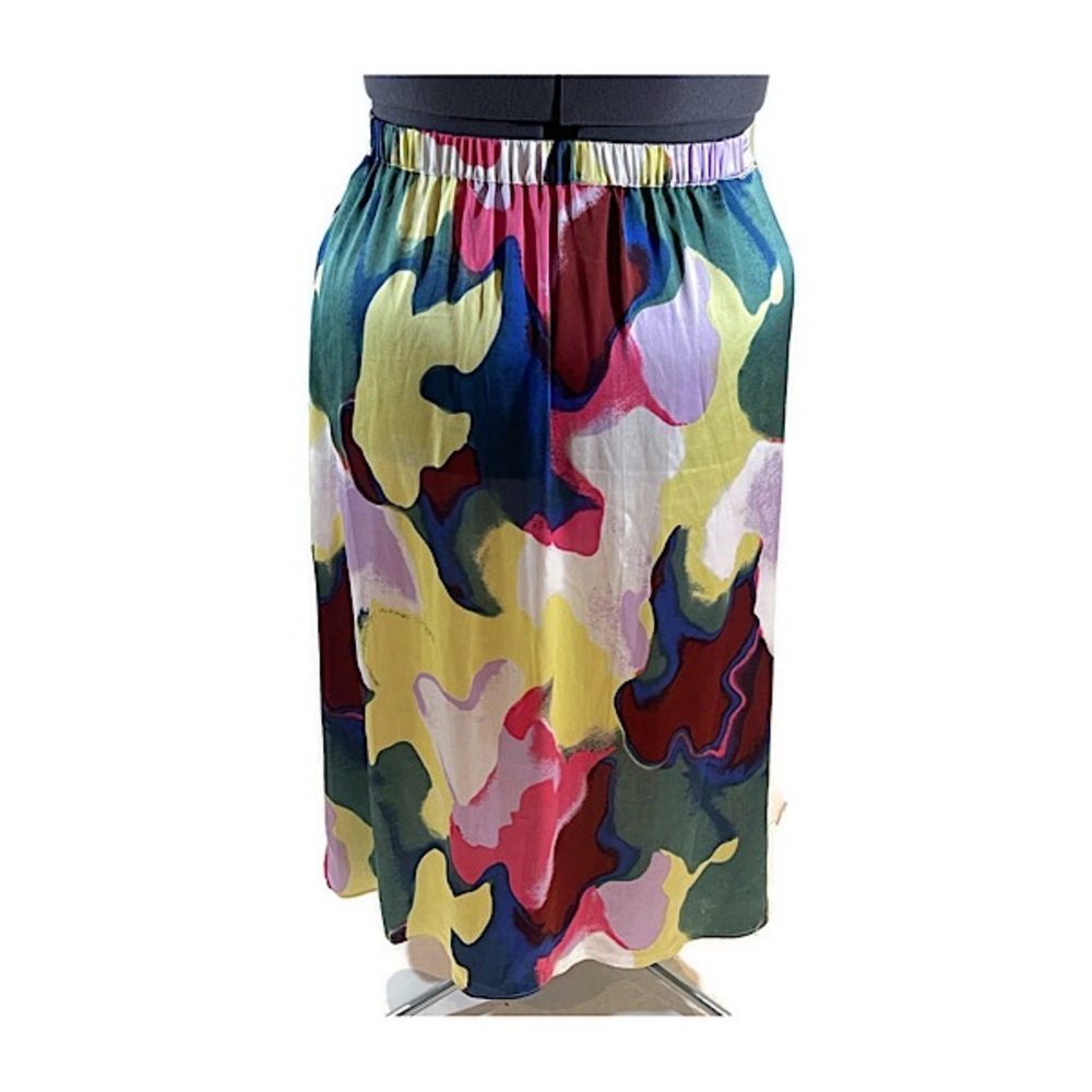Nwot Open Edit Multicolored Midi Skirt - image 7